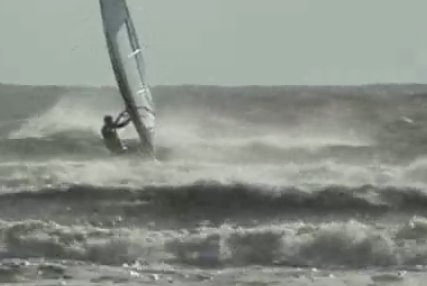 "Windsurfing at Port Aransas"