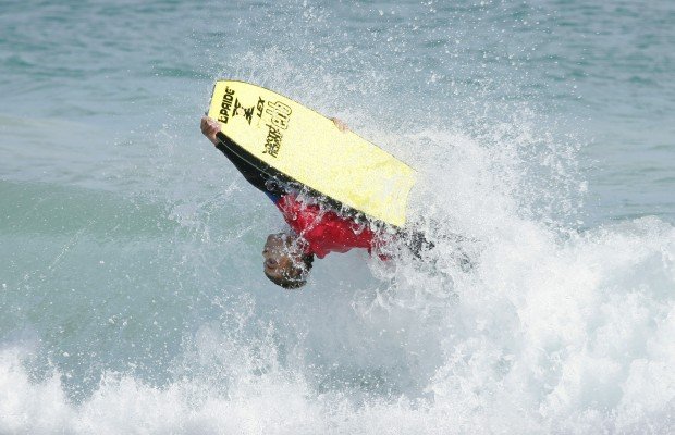 "Bodyboarding at Trigg Point Western Australia"