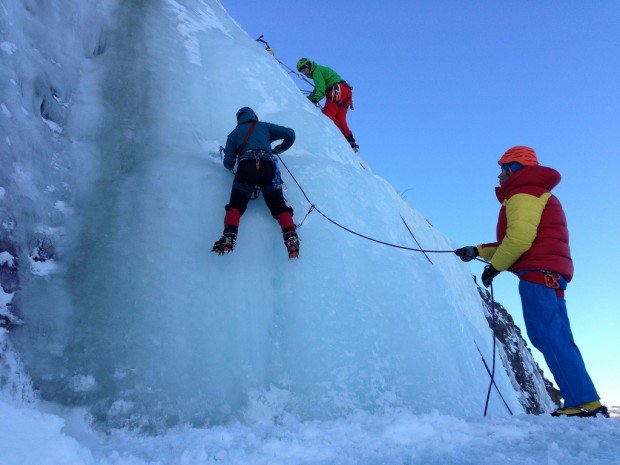 "Ice Climbing at Riksgransen"