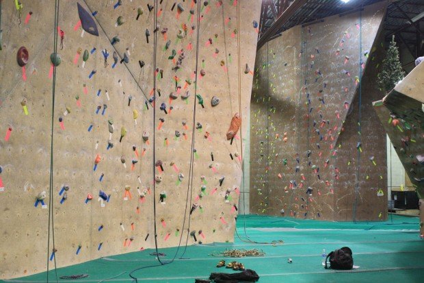 "Indoor Rock Climbing at X-TREME Rock Climbing Center"
