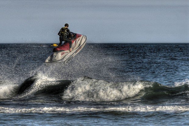 "Jet Skiing at Myrtle Beach"