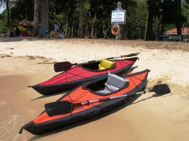 "Kayaking at the East Coast Park "