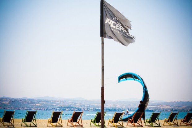 "Kiteboarding at Lefkanti Kite Park"