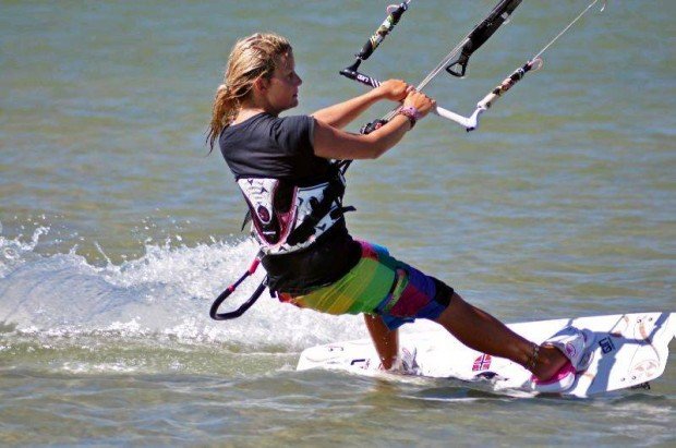 "Kitesurfing at Safety Bay"