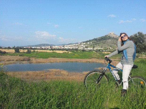 "Mountain Biking at the Fylla Village Trail"