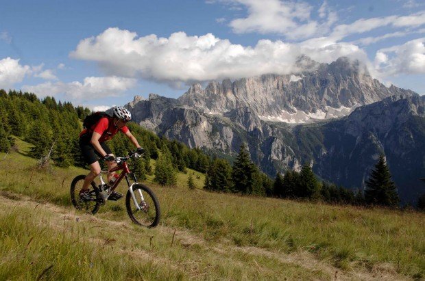 "Mountain Biking the Dolomiti Lagorai Bike Tour stage 3"