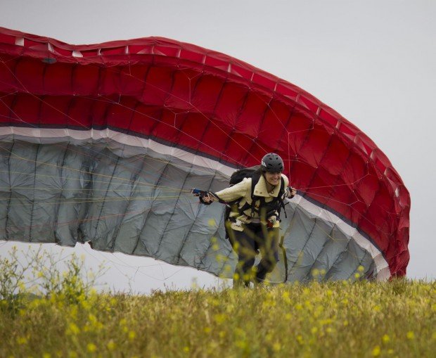 "Paragliding Carmona Ridge"