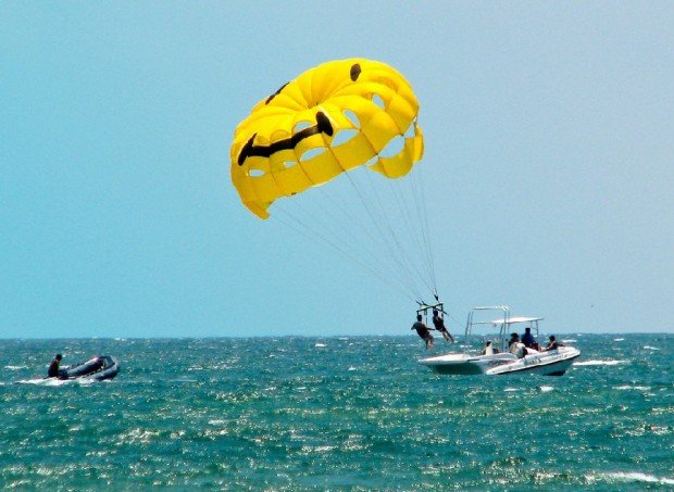 "Parasailing at South Padre Island"