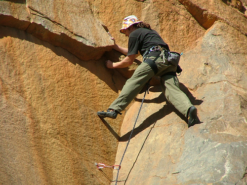 "Rock Climbing at Wungong Valley Western Australia"