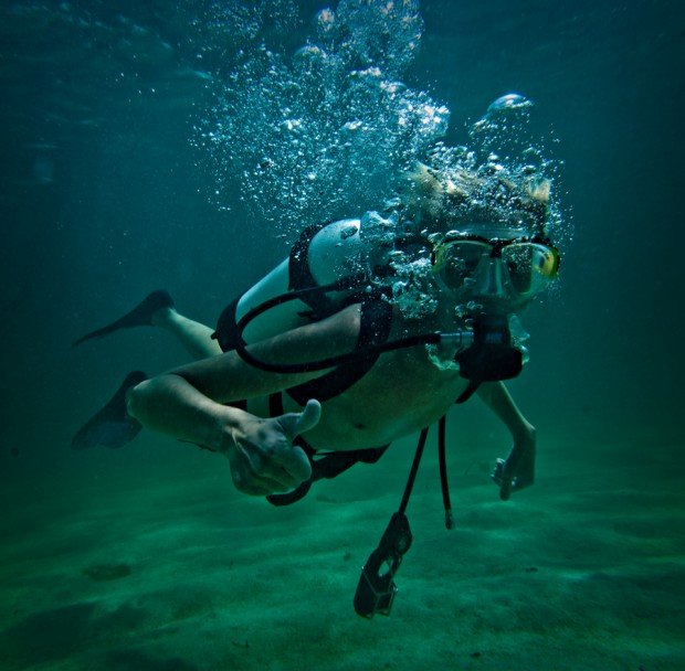 "Scuba Diving at Cottesloe Beach Perth"