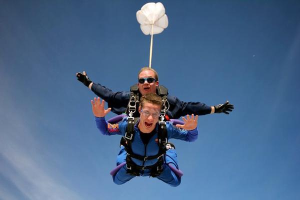 "Skydiving over York Perth"