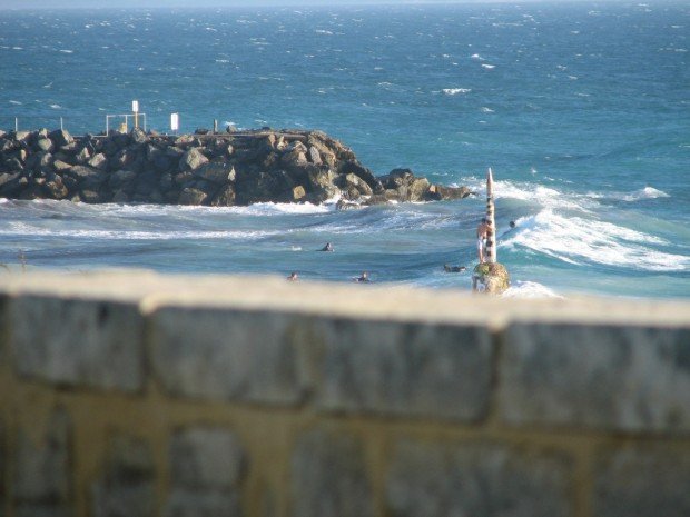 "Surfing at Cottesloe Beach Perth"