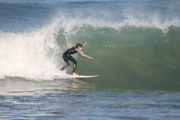 "Surfing at Geeries"