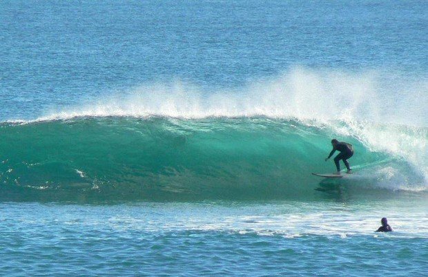 "Surfing at Leighton Beach"