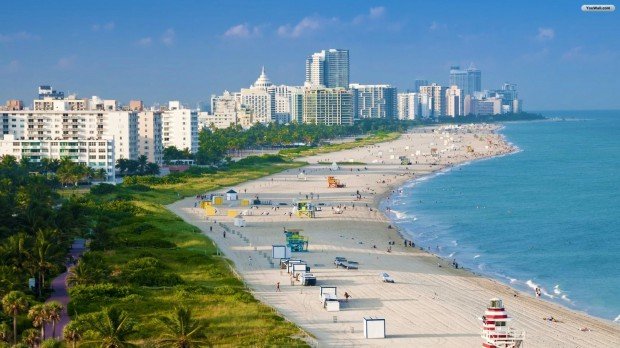 "Surfing at South Beach"