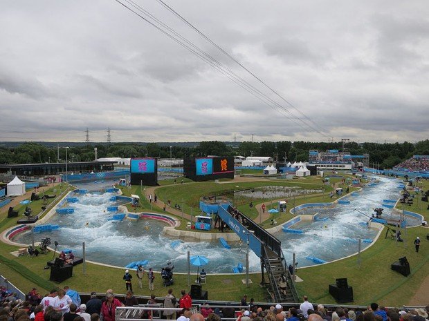 "White Water Kayaking at Lee Valley White Water Centre"