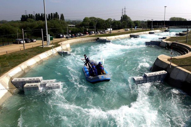 "White Water Rafting at Lee Valley White Water Centre"