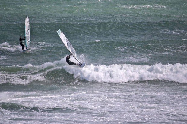 "Windsurfing at Geeries"