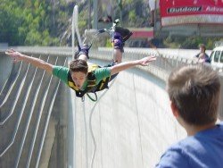 007 Golden Eye Bungee Jumping, Verzasca Dam, Locarno