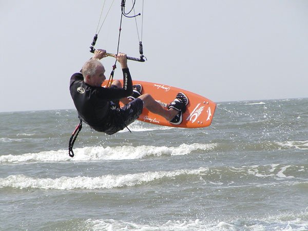 "Kiteboarding at Virginia Beach"