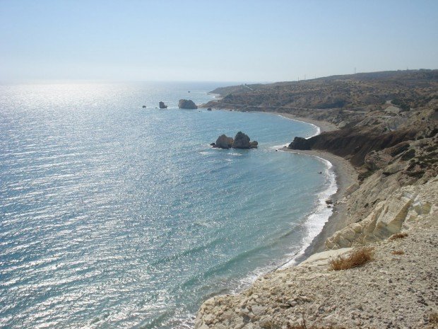 "Kitesurfing at Curium Beach"