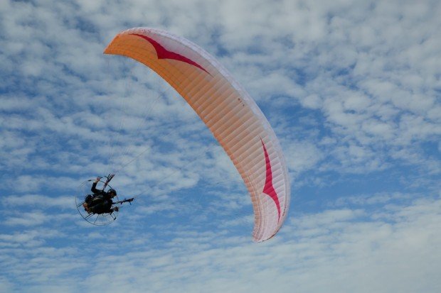 "Paramotoring at Bradenton Beach"