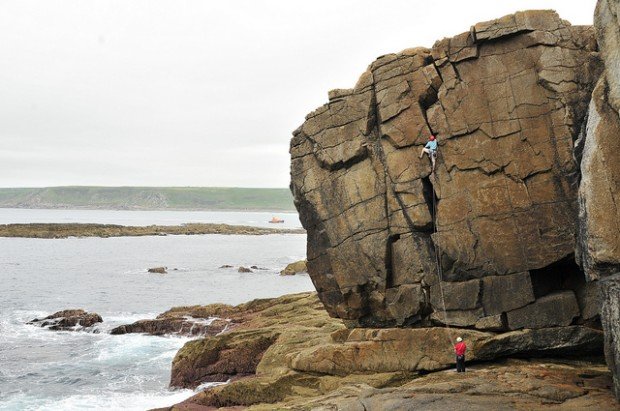 "Rock Climbing at Stone Farm Rocks"