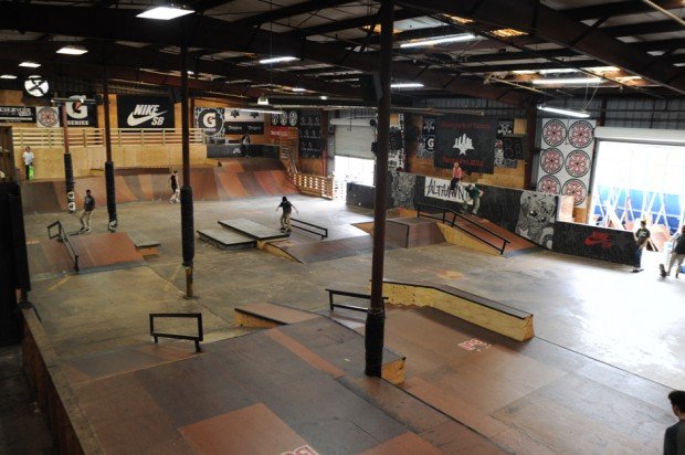 "Skateboarding at Skatepark of Tampa"