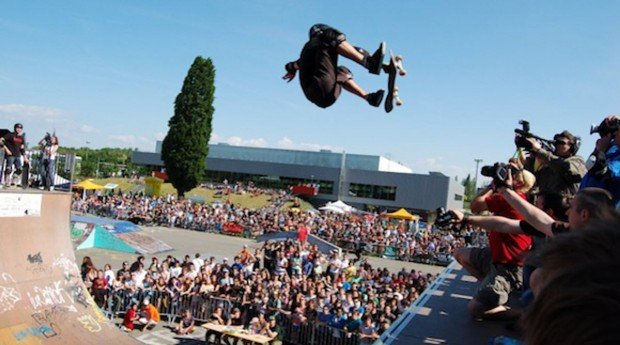 "Skatepark de Strasbourg-Cronenbourg Skateboarding"