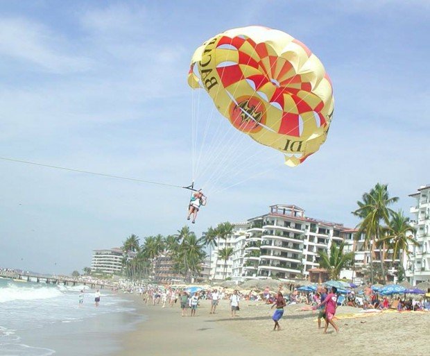 "Solo Parasailing in Antibes"