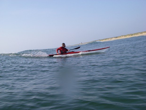 "Surf Kayaking at Virginia Beach"