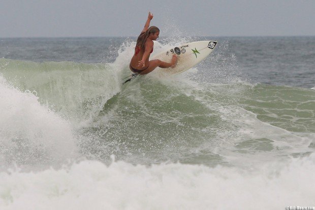 "Surfing at New Smyrna Inlet"