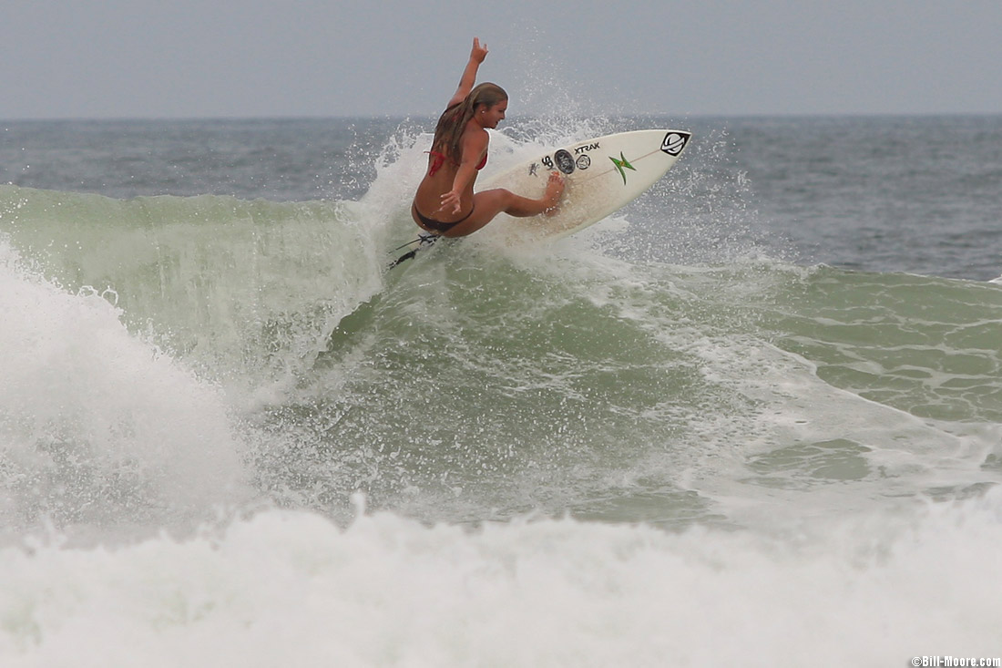 Surfing New Smyrna Inlet Daytona Beach Florida Usa