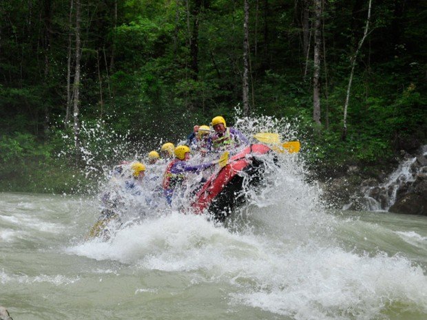 "White Water Rafting Trip in Steyr River"