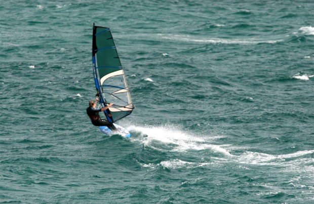 "Wind Surfing at La Ventana"