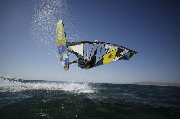 "Wind Surfing at Lady's Mile Beach"