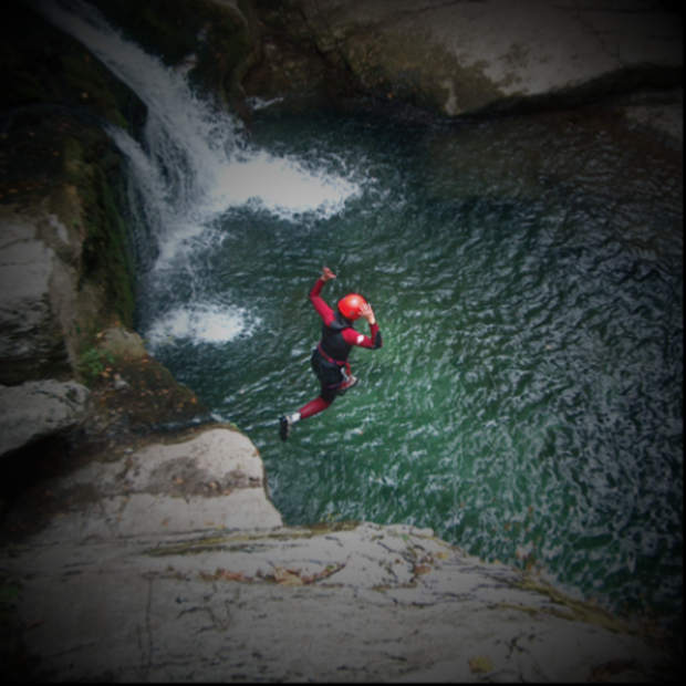 "Canyoning dans les Hautes Fagnes"