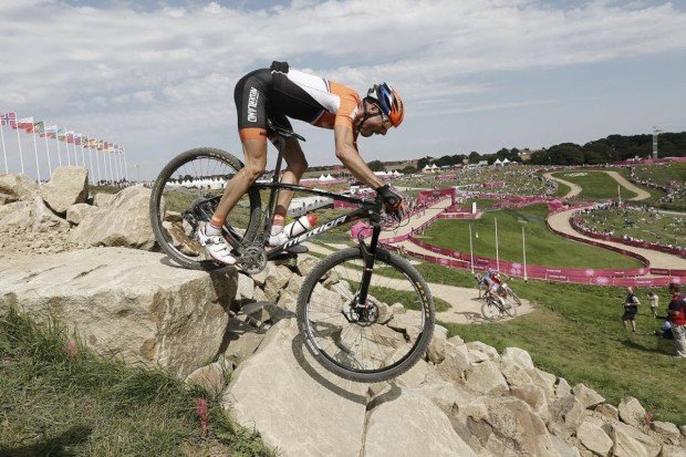 "Mountain Biker in Eindhoven"