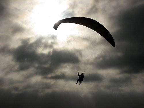 ''Paragliding from Old Head of Kinsale''
