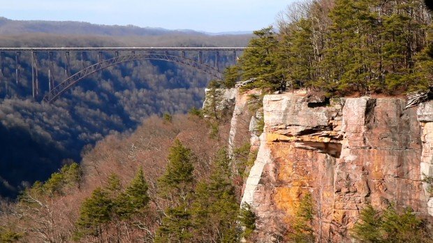 "Rock Climbing at New River Gorge National River"