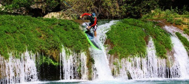 "SUP at Gauley River"