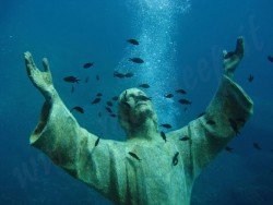 Il Cristo degli Abissi, San Fruttuoso Bay