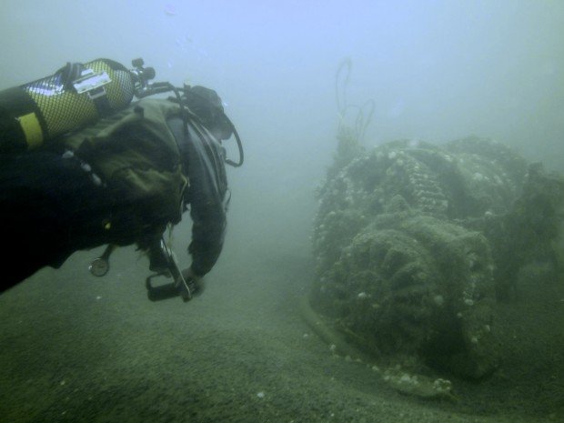 ''Scuba Diving at Kowloon Bridge''