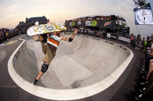 "Skateboarding at Ocean Bowl Skate Park"