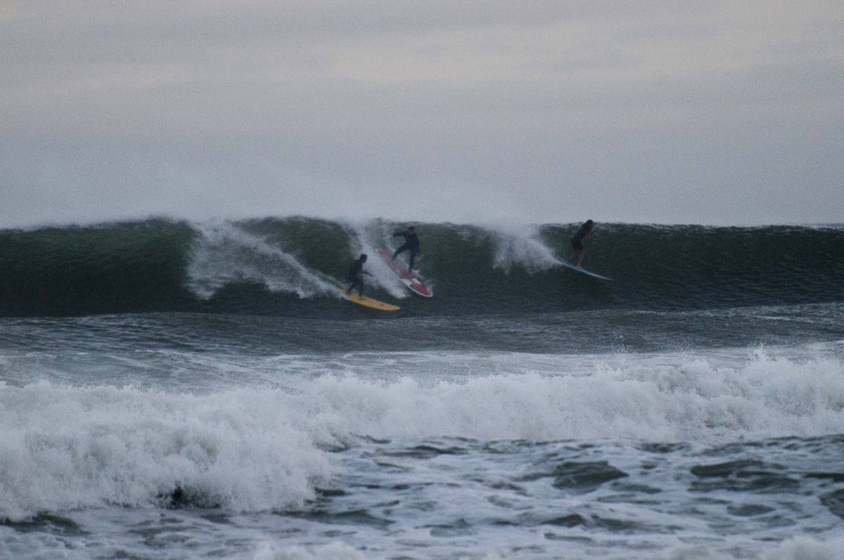 Surfing Ditch Plains Beach Montauk New York USA