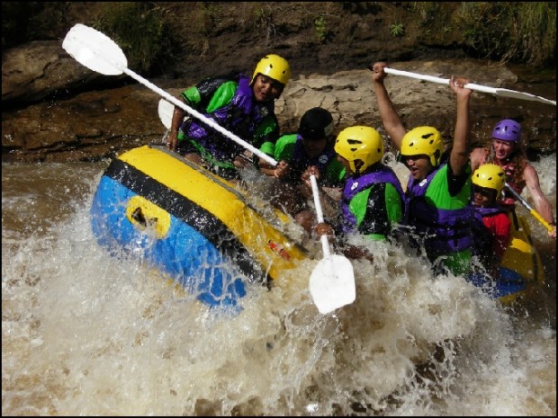 "White Water Rafting the Umkomaas River"