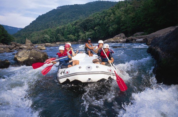 "Whitewater Rafting at New River Gorge National River"
