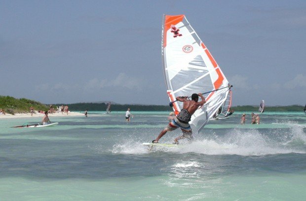 "Windsurfing at Dewey Beach"