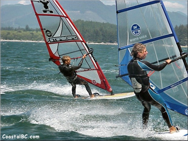 “Windsurfing at Nitinat Lake”