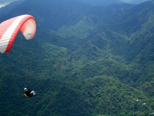 ''Paragliding at John Crow Hill''